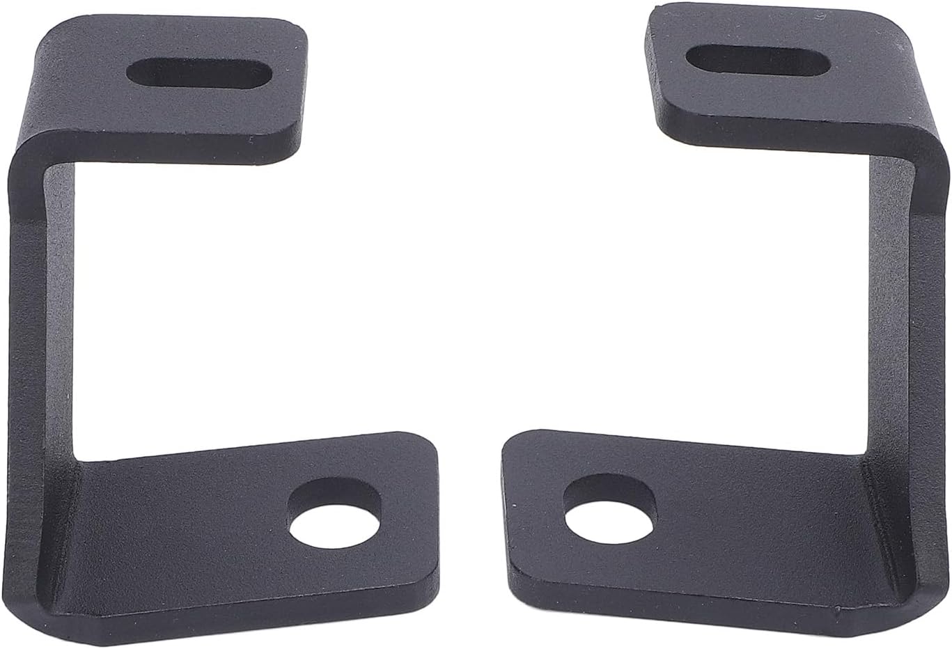 Blearen 1 Pair Front A Pillar Hood Light Mount Bracket Water Enhanced Brightness Hood Hinge LED Work Cube Light Mount Bracket Offers and Its Dust CNC Crafted Sturdy