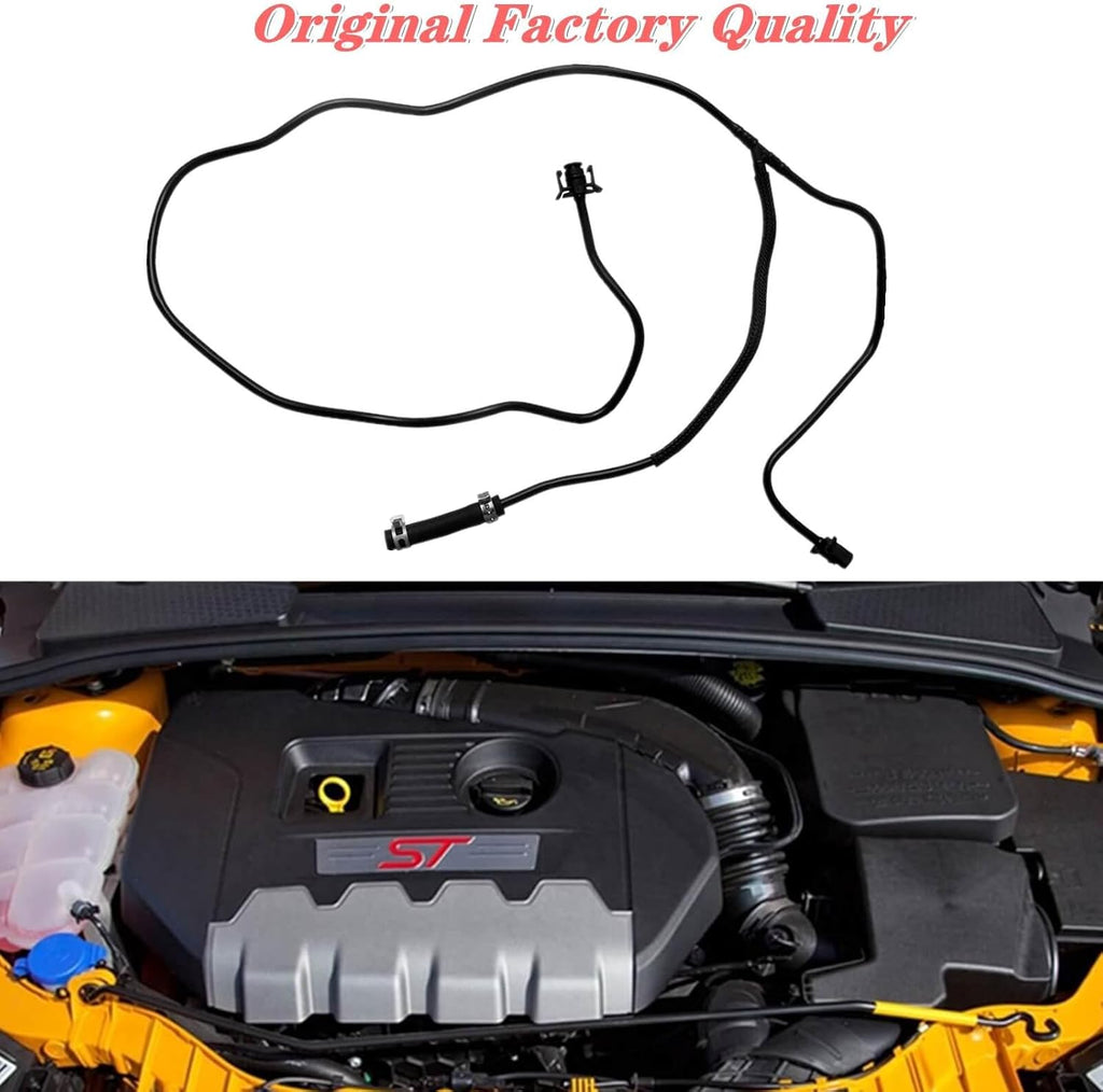 Blearen Reservoir Hose CV6Z-8K012-K,Engine Coolant Overflow Hose Expansion Tank Hose Fits for 2012-2018 Ford Focus 2.0L Radiator Reservoir Hose BV618K012KF CV6Z8K012K