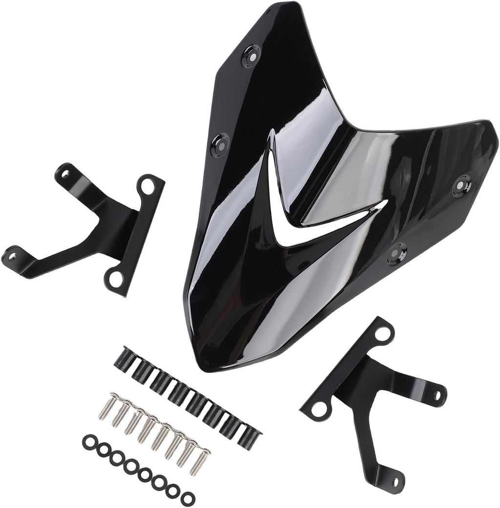 Blearen Motorcycle Wind Screen Spoiler, High Strength Motorcycle Windscreen Sports Visor with Mounting Bracket, Replacement for CB1000 Hornet SP 2025