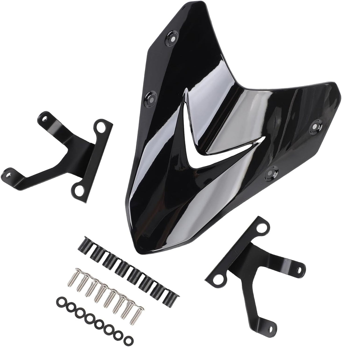 Blearen Motorcycle Wind Screen Spoiler, High Strength Motorcycle Windscreen Sports Visor with Mounting Bracket, Replacement for CB1000 Hornet SP 2025