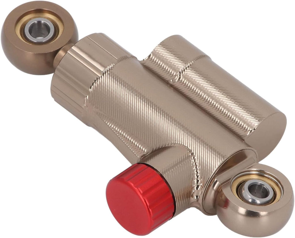 Blearen Motorcycle Steering Damper Adjustable CNC Aluminum Alloy Enhanced Stability Steering Damper Stabilizer Gold Universal for All Motorcycles