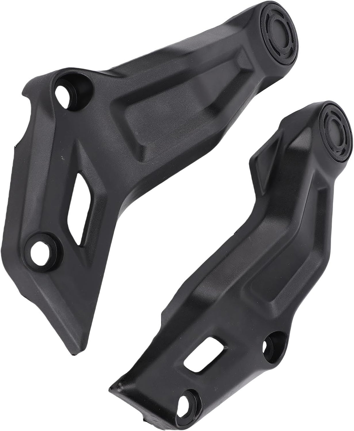 Blearen 1 Pair Motorcycle Frame Guard Cover Frame Side Fairing Panel Protection Engine Fairing Cowling Replacement for MT-07 FZ-07 2021-2023 (Black)