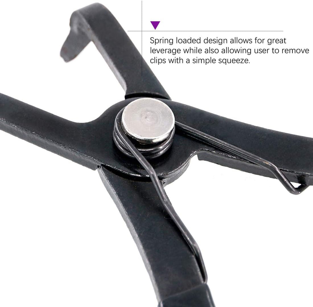 Blearen Swpeet 80 Degree Push Pin Removal Pliers Tool, Easily Removes Push Pin Fasteners Prevents Damage to Trim and 80 Degree Angle Allows