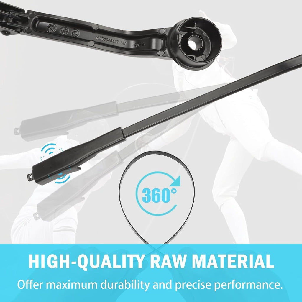 Blearen 43513 Front Left Driver Side Windshield Wiper Arm Compatible with For-d Escape 2013-2019 Replace CJ5Z17527A CJ5Z17527B