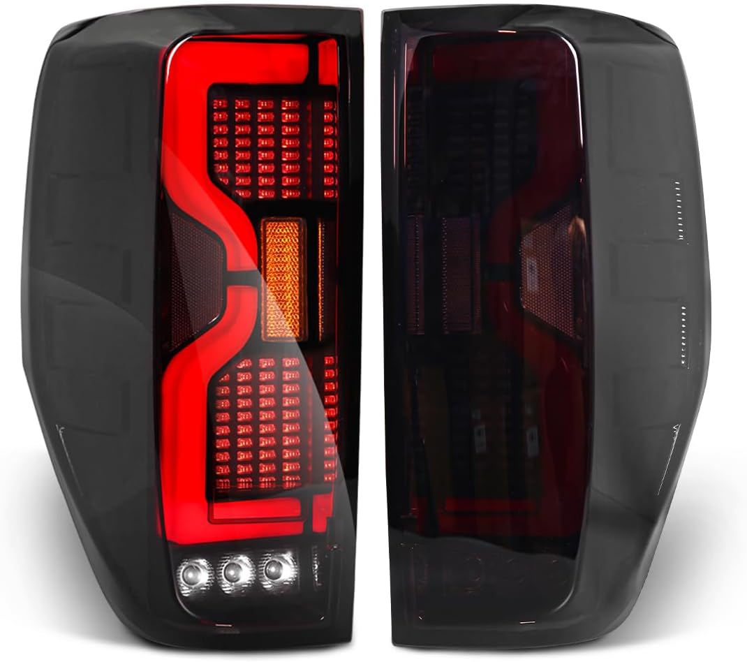 Blearen LED Tail Lights For Ford Ranger 2012-2018 Rear Taillight Assembly with Turn Signal DRL Reverse Pickup Brake Light