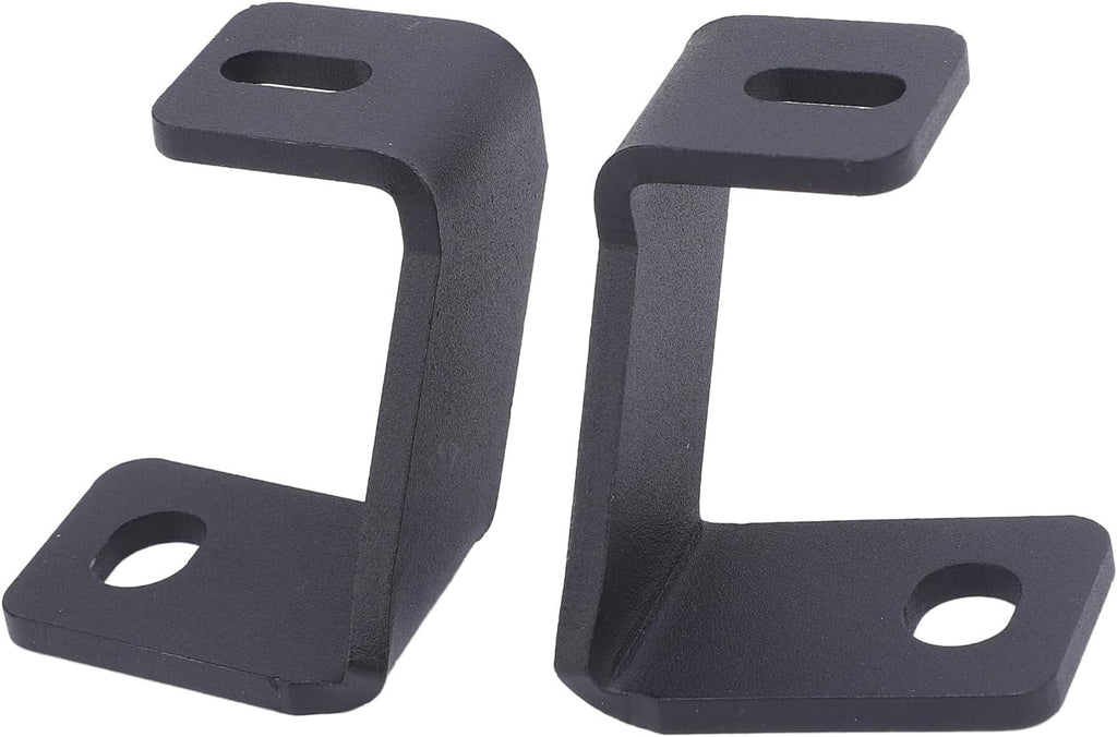 Blearen 1 Pair Front A Pillar Hood Light Mount Bracket Water Enhanced Brightness Hood Hinge LED Work Cube Light Mount Bracket Offers and Its Dust CNC Crafted Sturdy