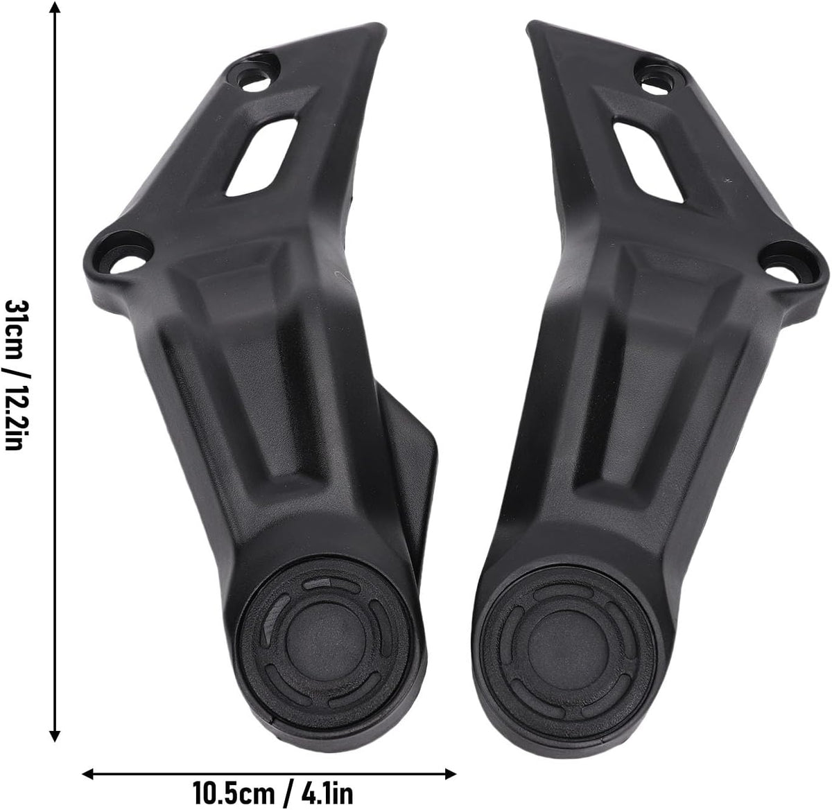 Blearen 1 Pair Motorcycle Frame Guard Cover Frame Side Fairing Panel Protection Engine Fairing Cowling Replacement for MT-07 FZ-07 2021-2023 (Black)