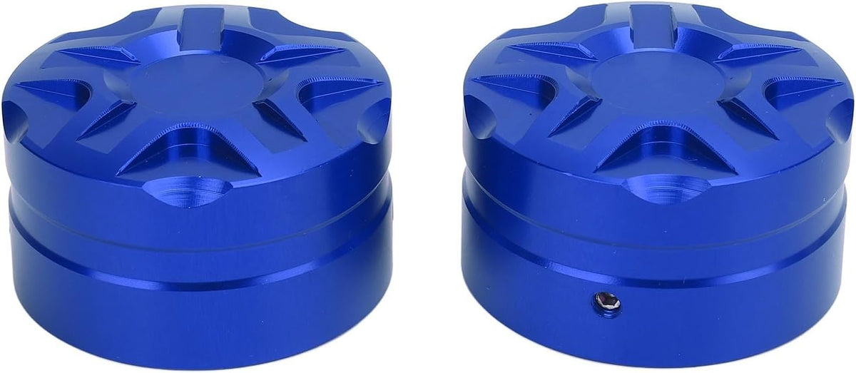 Blearen 2Pcs Motorcycle Windshield Lift Switch Cover with Wrench Aluminum Alloy Windshield Lift Switch Decorative Cap Replacement for ADV150 ADV160 ADV350 (Blue)
