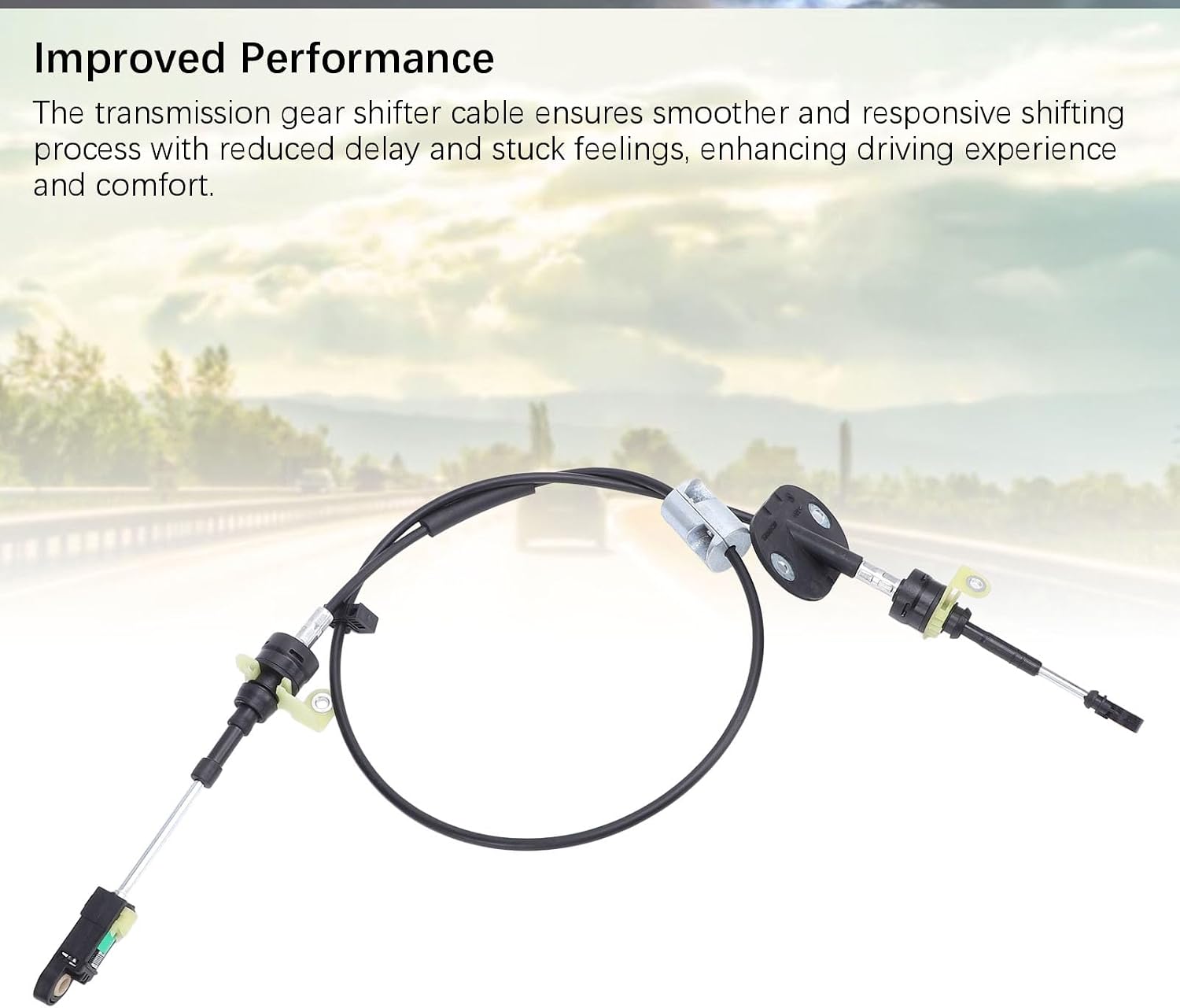 Blearen Automatic Transmission Shift Cable Fit for Escape 2013 2014 2015 2016 - Replaces OE CJ5P 7E395-AA, CJ5P 7E395-AB, CJ5P 7E395-AC, DJ5P 7E395-AA, DJ5P7E395AA, CJ5Z7E395AA - High