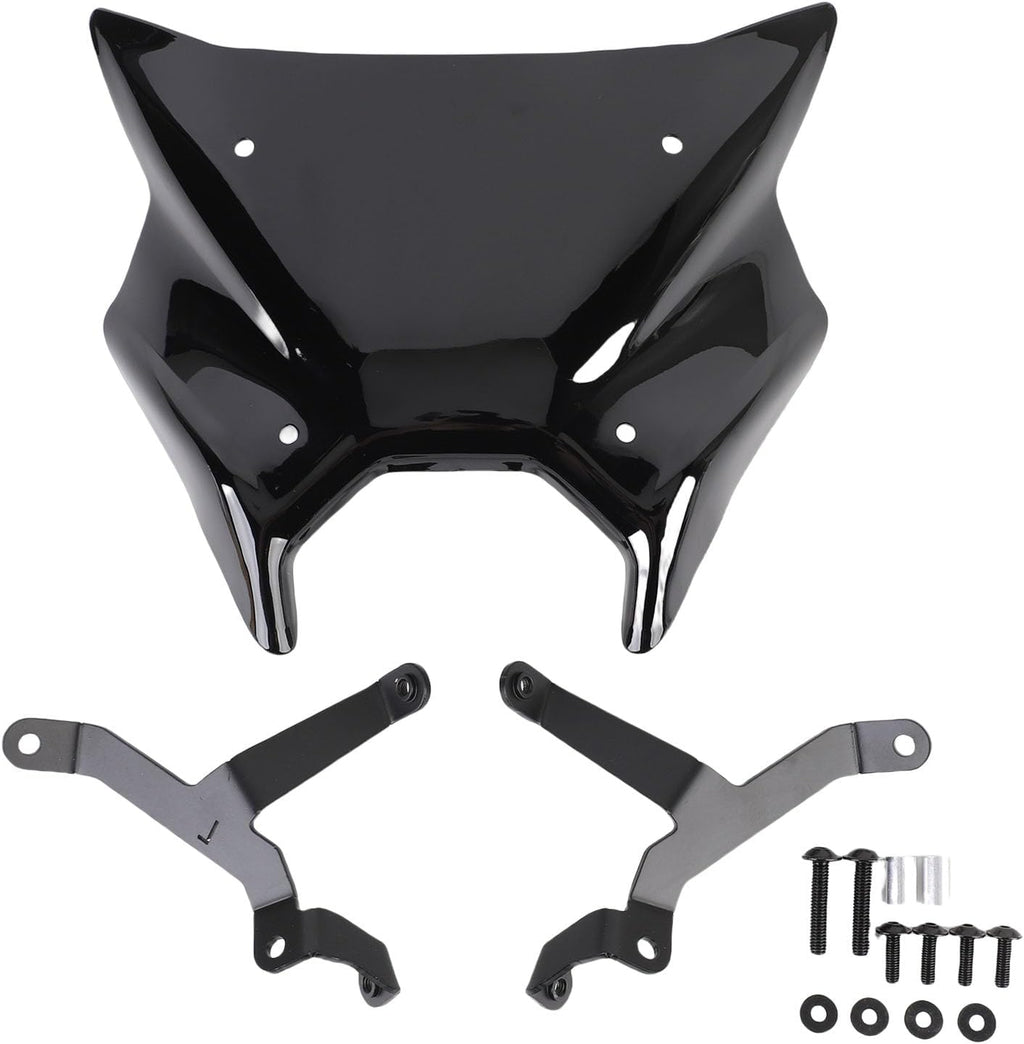 Blearen Motorcycle Windscreen Deflector High Strength Motorcycle Touring Visor with Bracket Replacement for MT-09 MT-09 SP 2024-2025