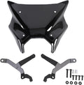 Blearen Motorcycle Windscreen Deflector High Strength Motorcycle Touring Visor with Bracket Replacement for MT-09 MT-09 SP 2024-2025
