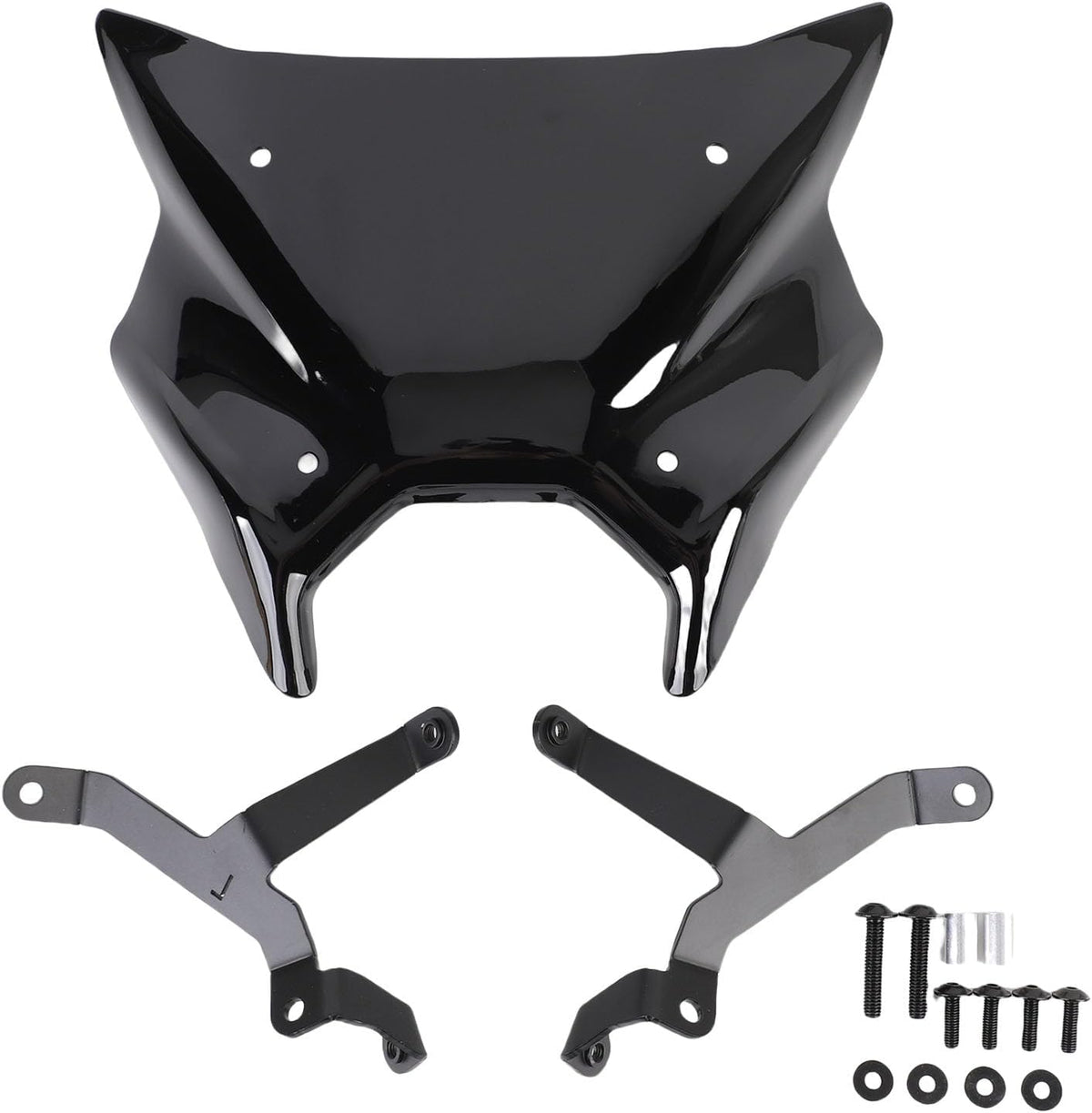 Blearen Motorcycle Windscreen Deflector High Strength Motorcycle Touring Visor with Bracket Replacement for MT-09 MT-09 SP 2024-2025