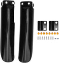Blearen Front Fork Guard Black Motorcycle Fork Guard Shock Absorber Protector Replacement for CR125 CR250 CR500 CRF250R CRF250X CRF450R