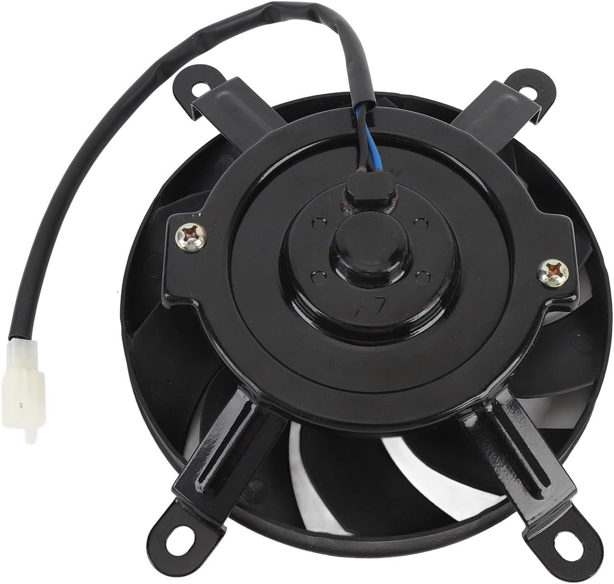 Blearen 12V Motorcycle Radiator Cooling Fan 10 Blades 170mm Steel Alloy Cooling Thermal Fan for 150cc 200cc 250cc 300cc 350cc ATV Quad Go Kart