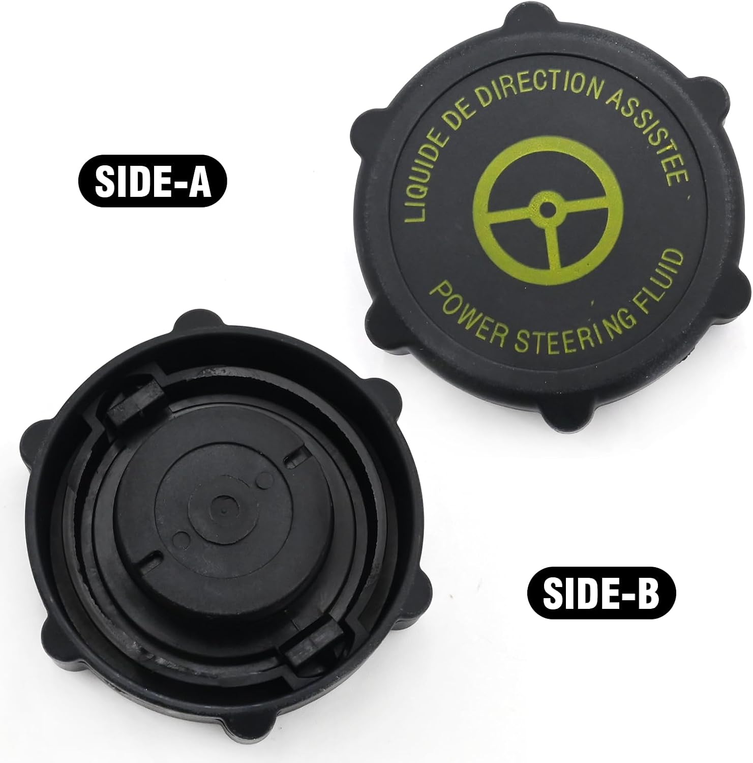 Blearen Leak-Proof Power Steering Reservoir Cap, Replacement for Ford Focus Mondeo S-Max, Replacement for Land Rover Freelander 2, Replaces 97BG-3A006-BA