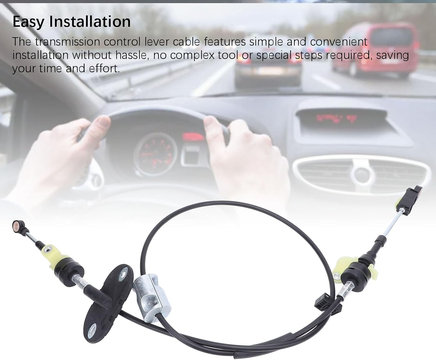 Blearen Automatic Transmission Shift Cable Fit for Escape 2013 2014 2015 2016 - Replaces OE CJ5P 7E395-AA, CJ5P 7E395-AB, CJ5P 7E395-AC, DJ5P 7E395-AA, DJ5P7E395AA, CJ5Z7E395AA - High