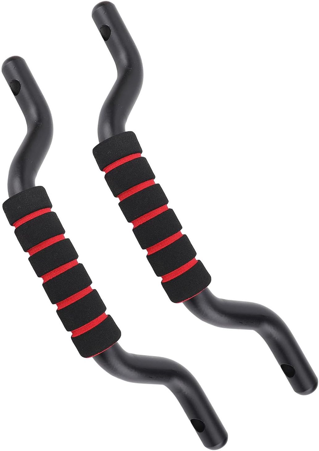 Blearen 2 Sets Front Grab Handles Aluminum Alloy Enhance Control Metal Grip Handles Replacement for Bronco 2021 2024 2 Door 4 Door (Black)