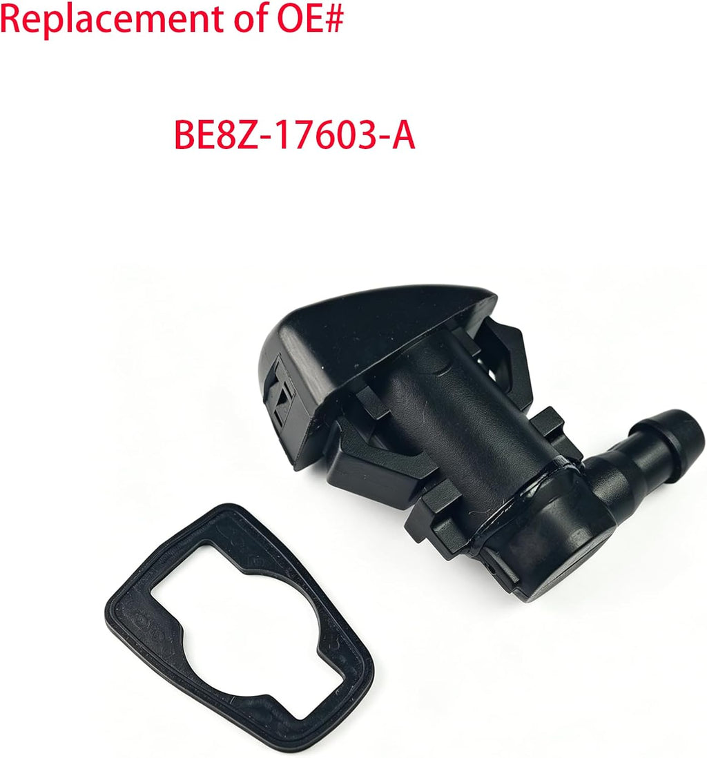 Blearen BE8Z-17603-A Windshield Washer Nozzle for Ford Fiesta 2011-2019 2pcs | BE8Z17603A wiper nozzle