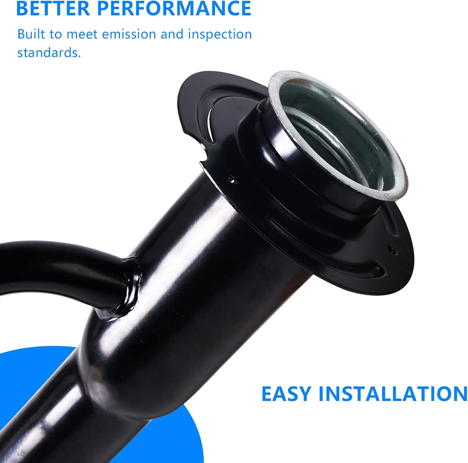Blearen Fuel Filler Neck Pipe Fuel Tank Filler Neck Hose Replacement Compatible with Ford F-350 F-450 F-550 Super Duty 6.0L Diesel 2005-2007#FN782 577-306 4C3Z9034C