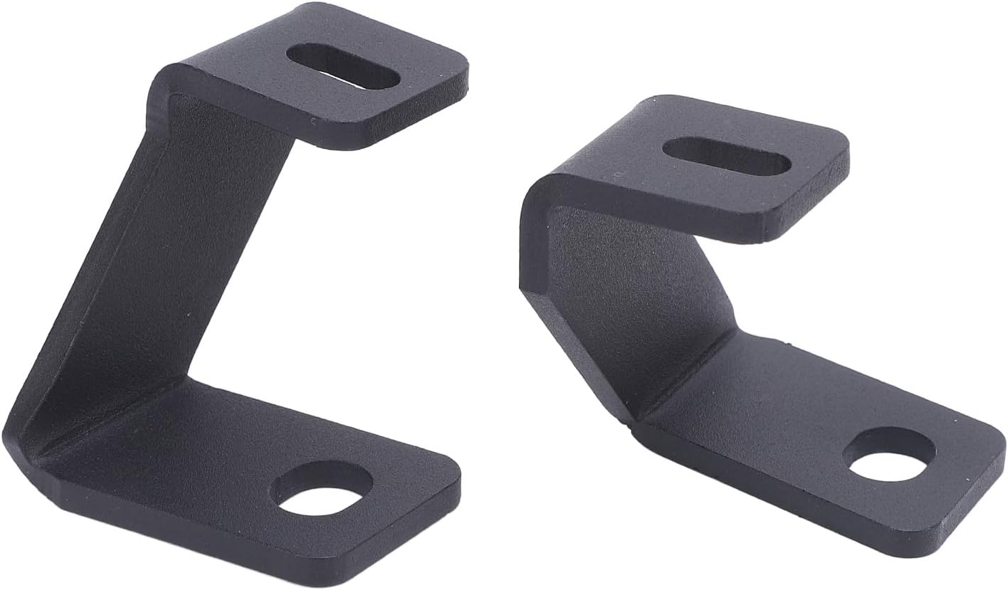 Blearen 1 Pair Front A Pillar Hood Light Mount Bracket Water Enhanced Brightness Hood Hinge LED Work Cube Light Mount Bracket Offers and Its Dust CNC Crafted Sturdy