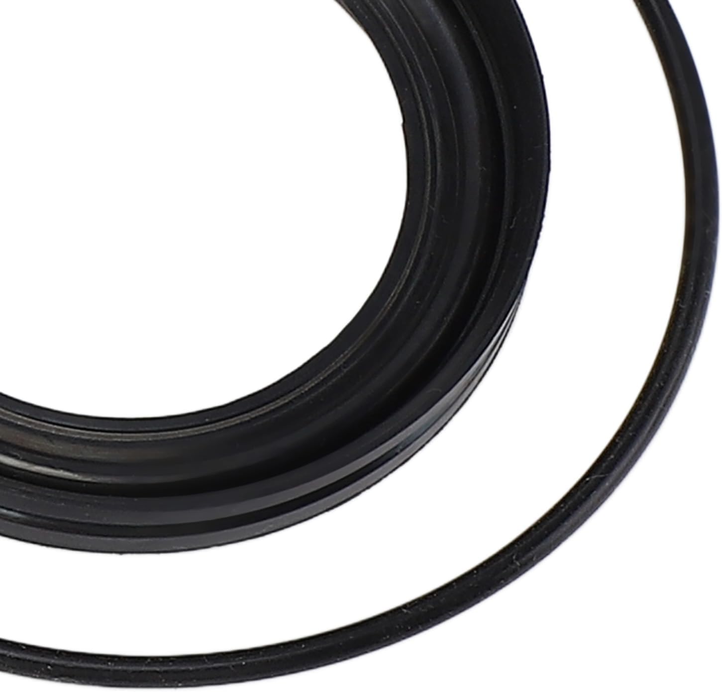 Blearen Front Axle Vaccume Knuckle Tube Seal Kit: Steel Rubber 50491 for F‑450 F‑550 Super Duty Excursion, 6PCS