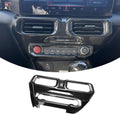 Blearen Genuine Carbon Fiber Dashboard Air Conditioner Vent Trim for Ford Mustang S650 Ecoboost GT 5.0 2024 2025 Center Console Air Outlet Frame Panel