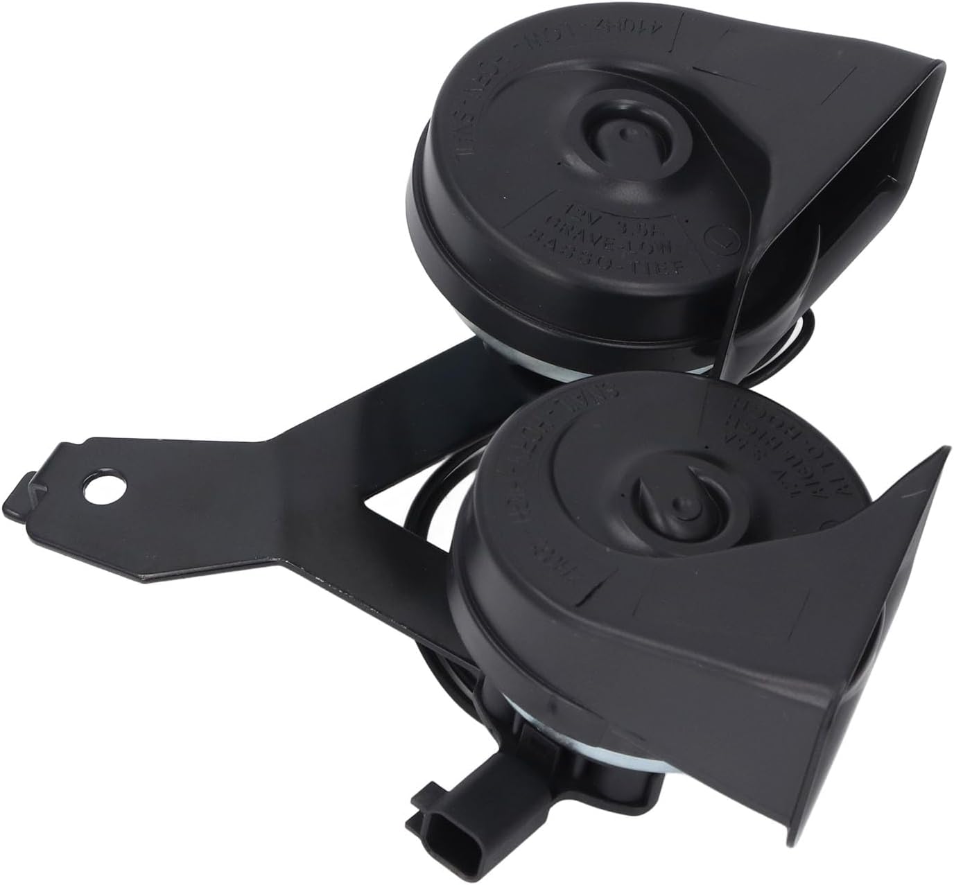 Blearen Dual Horn Assembly, 9L3Z 13832 A, AL3T AB, Loud Clear Replacement Horn Assembly with Bracket IP67 Weatherproof