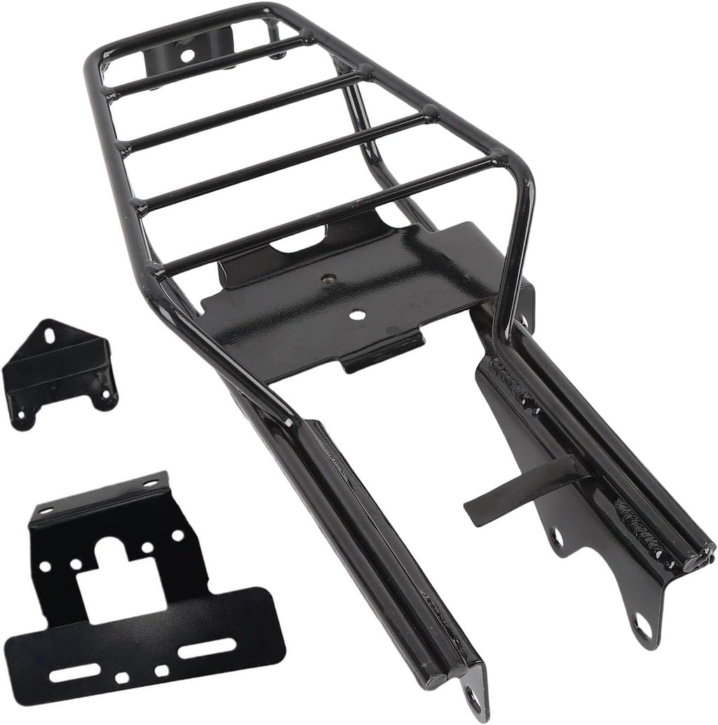 Blearen Motorcycle Luggage Rack, Seamless Welded Iron Chrome Plated Rear Carrier, Bike Storage Rack fit Commuting Touring Daily Use Adventure Z50 Z50J Z50A