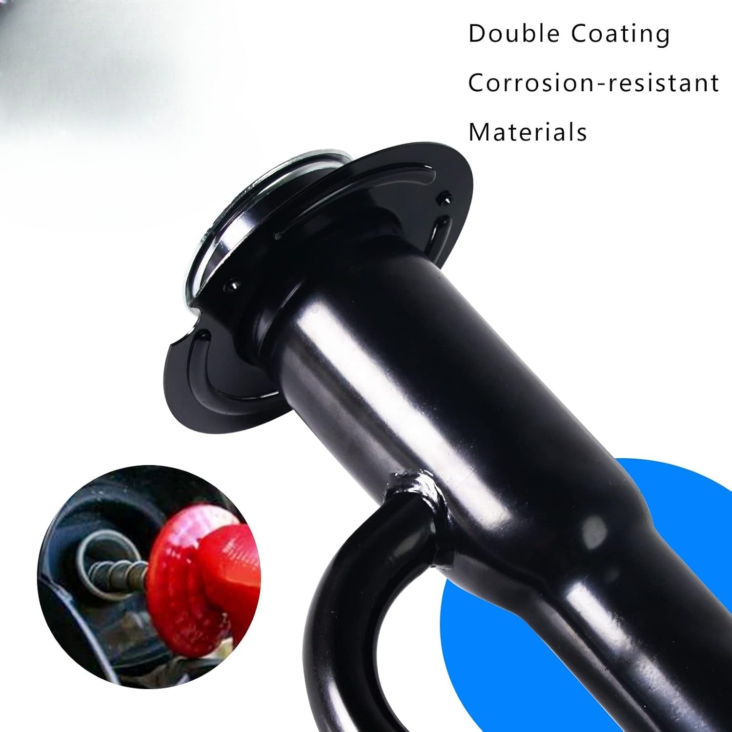 Blearen Fuel Filler Neck Pipe Fuel Tank Filler Neck Hose Replacement Compatible with Ford F-350 F-450 F-550 Super Duty 6.0L Diesel 2005-2007#FN782 577-306 4C3Z9034C