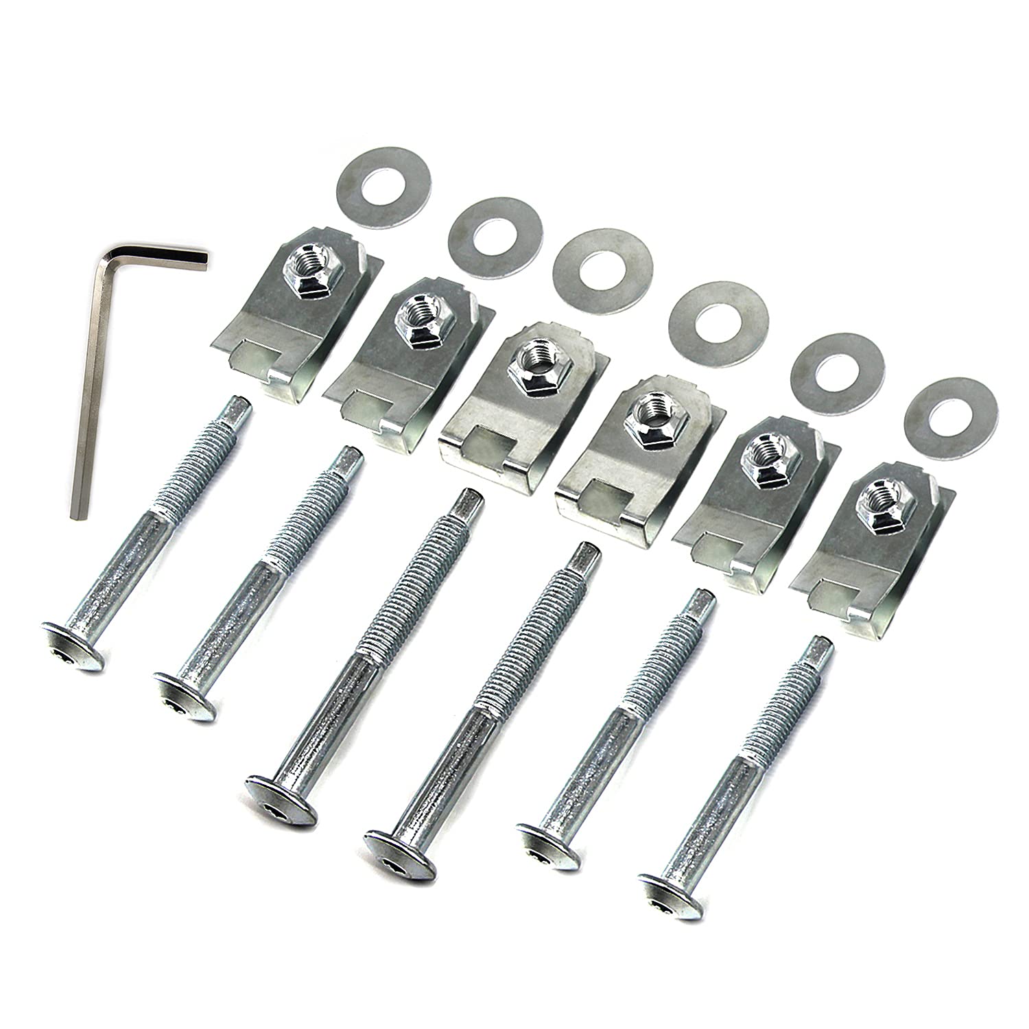 Blearen Truck Bed Mounting Bolt Kit Replacement for Ford Ranger 1983-2011 | Mazda B2300 B4000 1994-2010, B3000 1994-2008, B2500 1998-2001 Replaces 924-310 N802286-S101 9XB03-33402