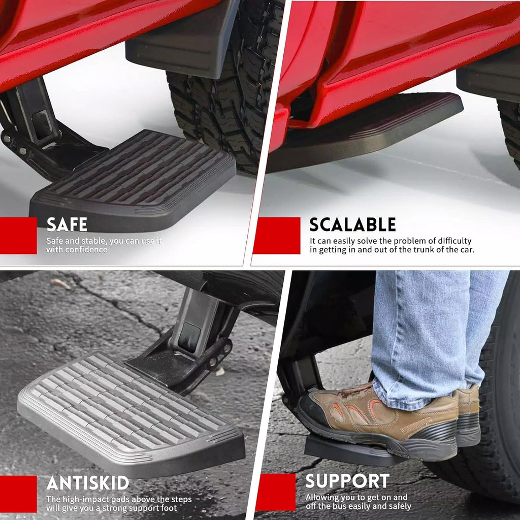 Blearen Truck Bed Side Step fits for 2017-2022 Ford F250 F350 Retractable Side Step Replacement AMP Research 75413-01A BedStep