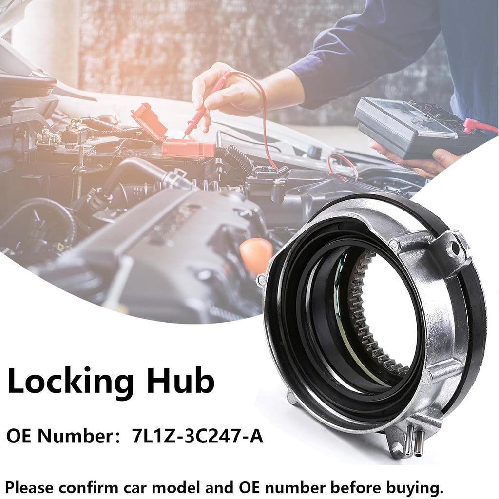 Blearen 7L1Z-3C247-A Lock Hub Actuator Locking Hub 4WD Actuator for Ford F-150 2004-2016