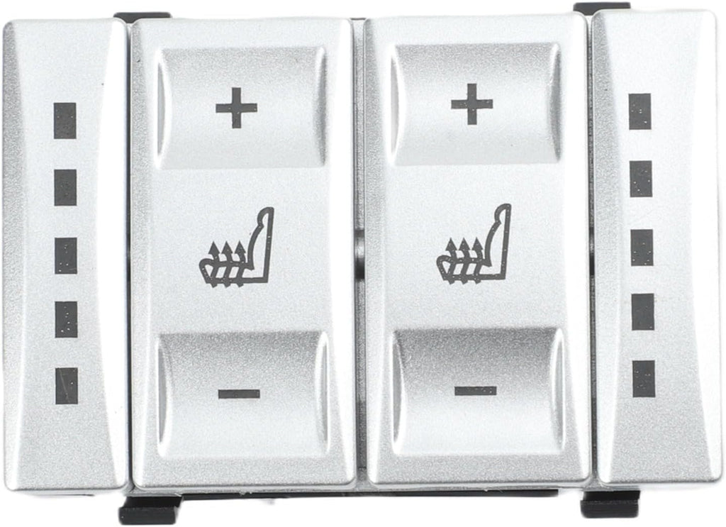 Blearen Heated for Seat Button Switch BS7T19K314AB for 4 S-for MAX 2006-2015 Silver for Replacement Part