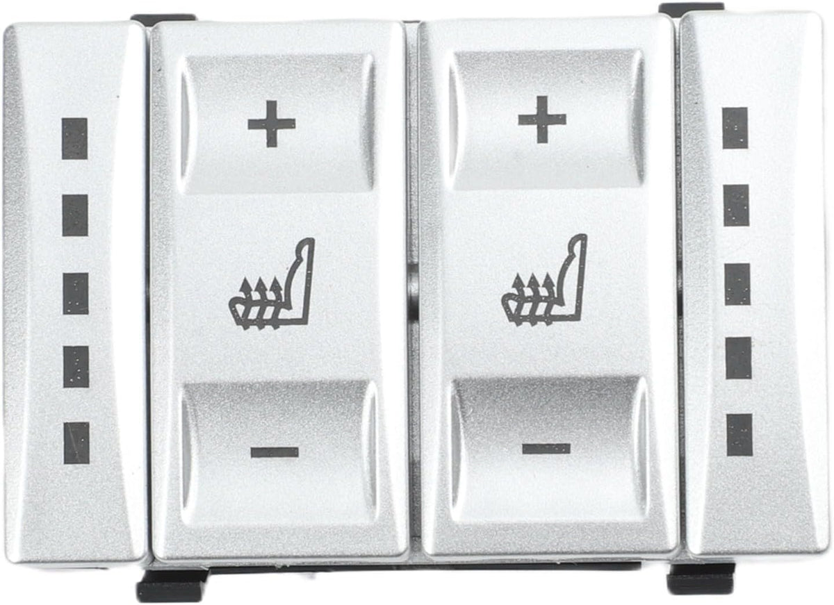 Blearen Heated for Seat Button Switch BS7T19K314AB for 4 S-for MAX 2006-2015 Silver for Replacement Part