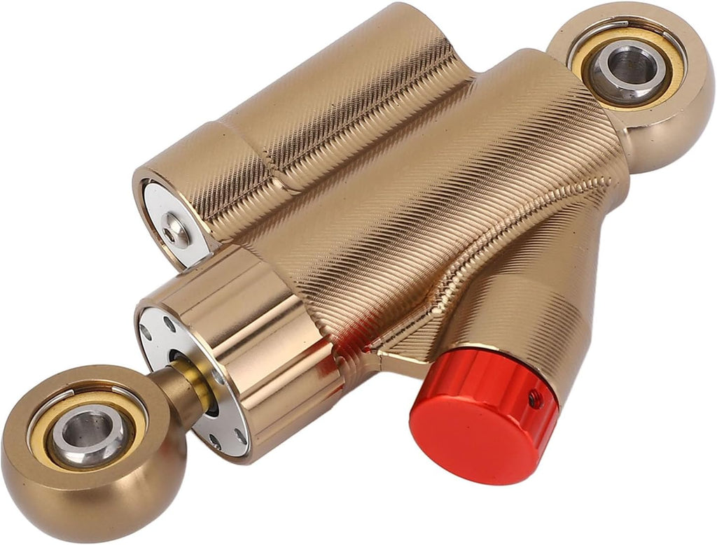Blearen Motorcycle Steering Damper Stabilizer, CNC Adjustable Aluminum Alloy Universal Safety Control for Motorbike (Gold)