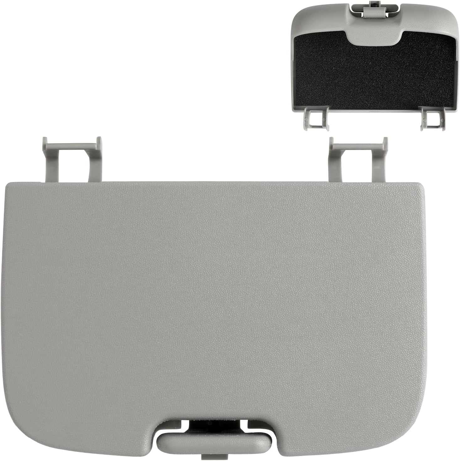 Blearen  Overhead Console Sunglasses Holder Bin Door | Compatible with Ford Super Duty F250 F350 F450 F550 Truck | Replaces 2C3Z7811586BAB Roof Sunglass Storage Box Lid (Light Flint Grey)