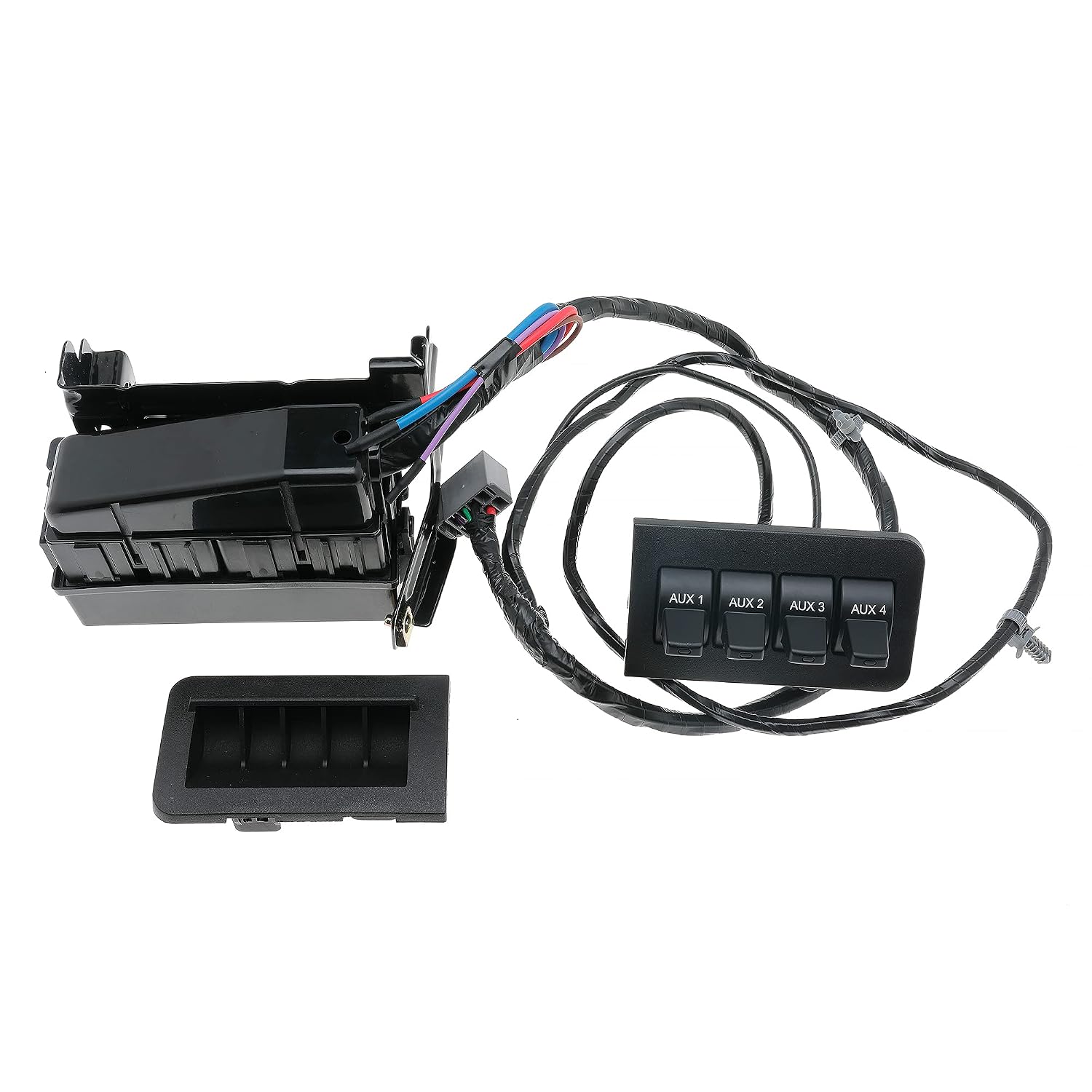 Blearen in-Dash Upfitter Switch Kit for Ford F250 F350 F450 F550 Super Duty 2008 2009 2010 Replace 9C3Z14A303A 9C3Z-14A303-A AL3Z-13D730-AA AL3Z13D730AA