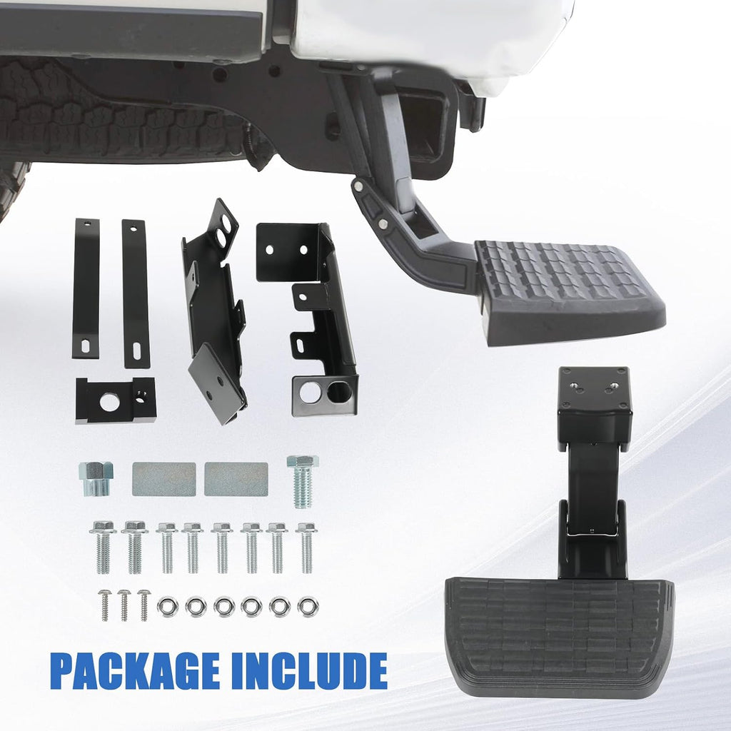 Blearen Retractable Truck Bed Side Step Fit for 2017-2022 Ford F250 F350 Super Duty | 300lbs Capacity | Anti-Slip Bed Step Replaces 75413-01A