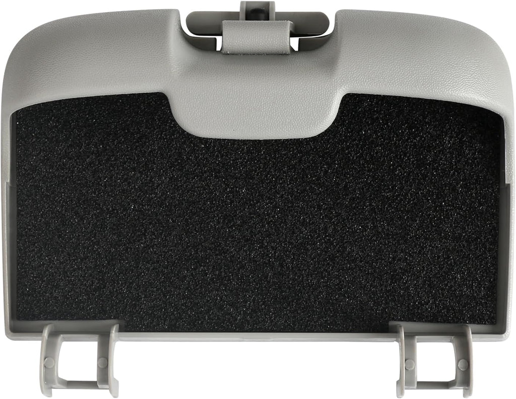 Blearen  Overhead Console Sunglasses Holder Bin Door | Compatible with Ford Super Duty F250 F350 F450 F550 Truck | Replaces 2C3Z7811586BAB Roof Sunglass Storage Box Lid (Light Flint Grey)