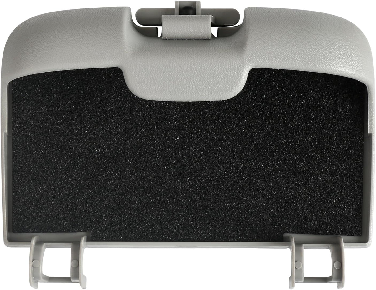 Blearen  Overhead Console Sunglasses Holder Bin Door | Compatible with Ford Super Duty F250 F350 F450 F550 Truck | Replaces 2C3Z7811586BAB Roof Sunglass Storage Box Lid (Light Flint Grey)
