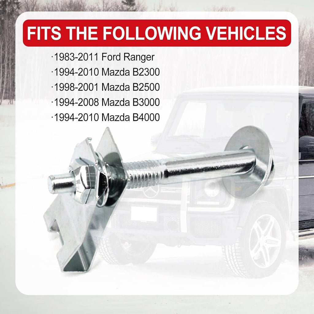Blearen Truck Bed Mounting Bolt Kit Replacement for Ford Ranger 1983-2011 | Mazda B2300 B4000 1994-2010, B3000 1994-2008, B2500 1998-2001 Replaces 924-310 N802286-S101 9XB03-33402