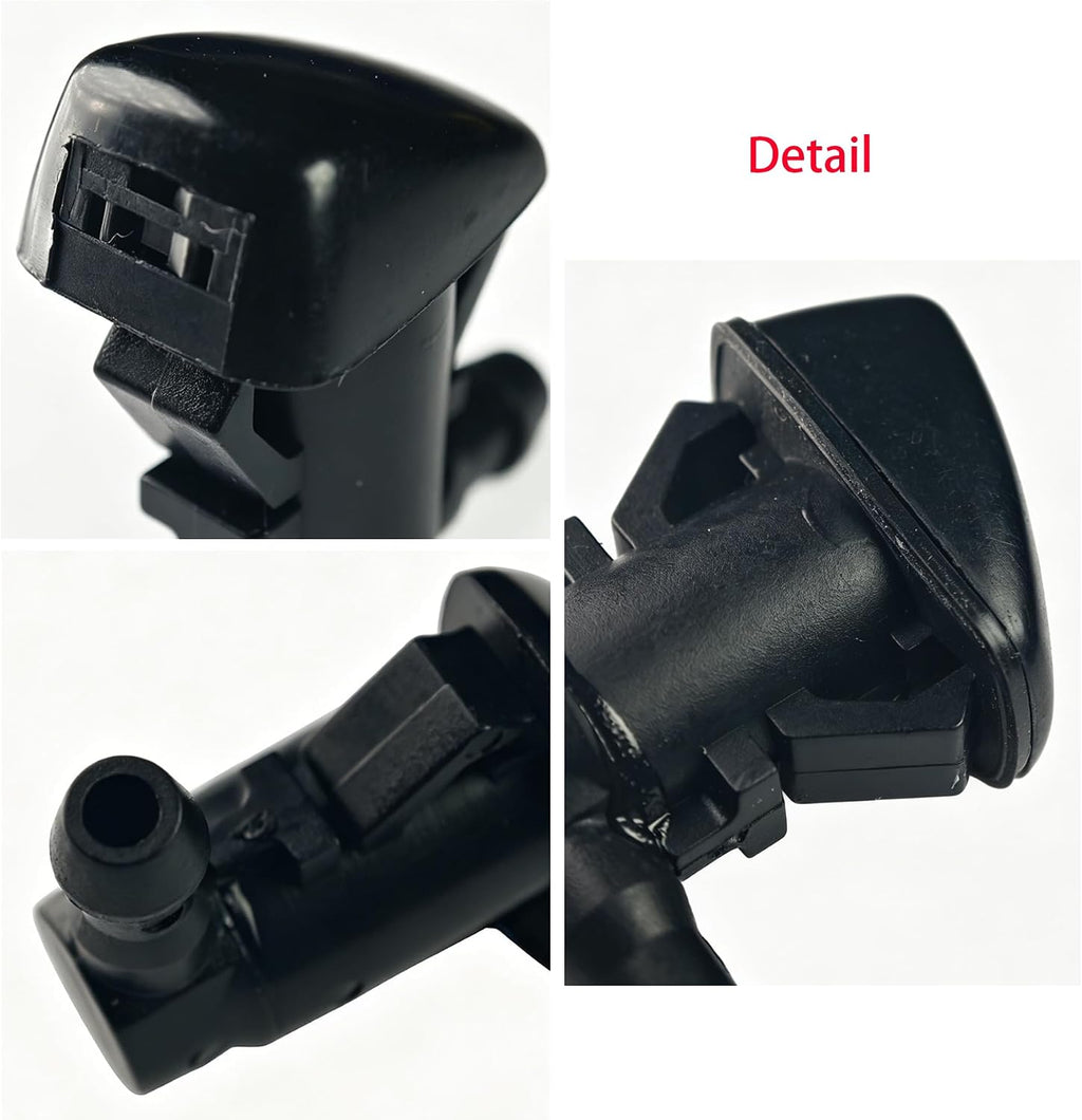 Blearen BE8Z-17603-A Windshield Washer Nozzle for Ford Fiesta 2011-2019 2pcs | BE8Z17603A wiper nozzle
