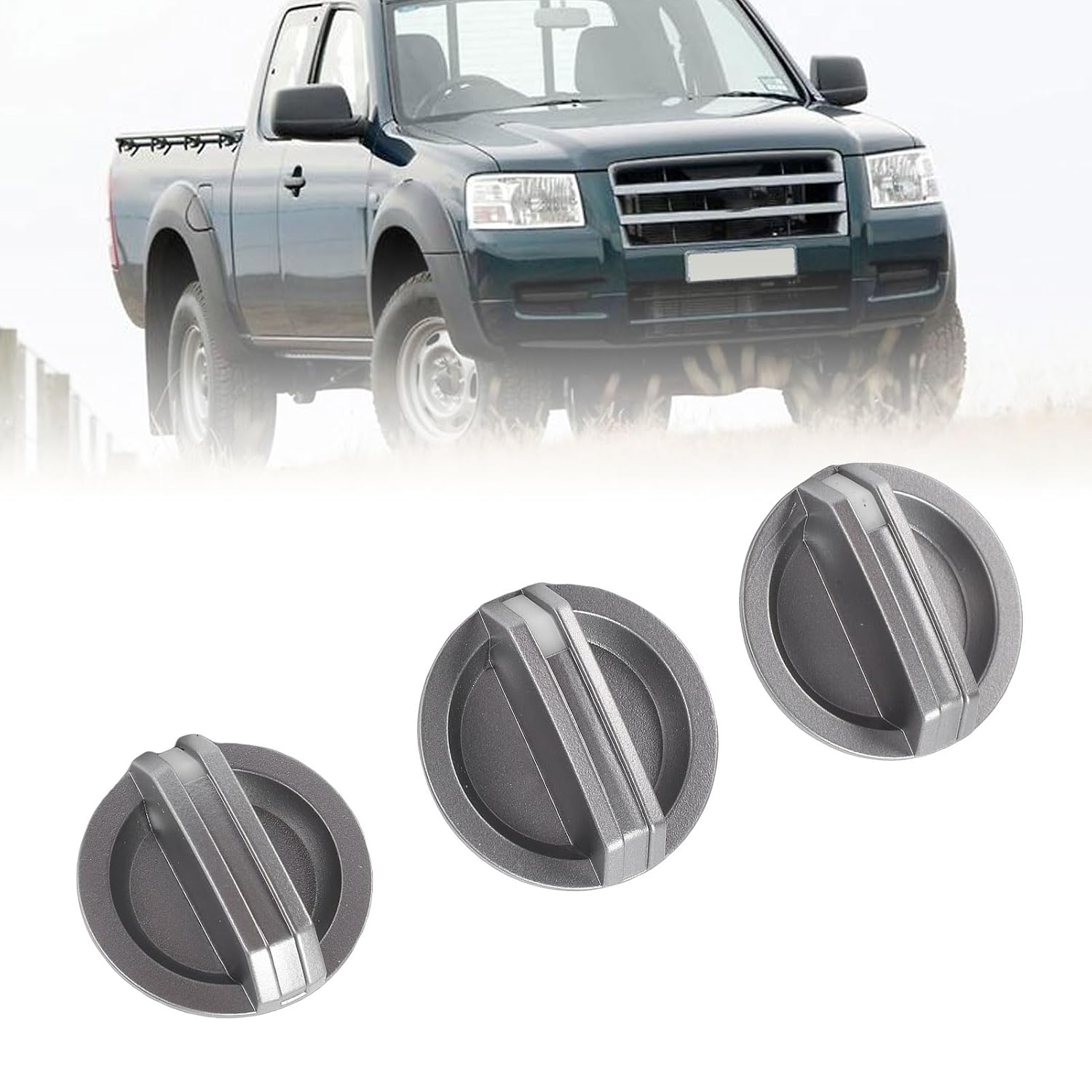 Blearen 3Pcs Air Conditioner Control Knob Set UR5861195C,Fits for PJ PK BT 50 2006 to 2011,Enhanced Performance