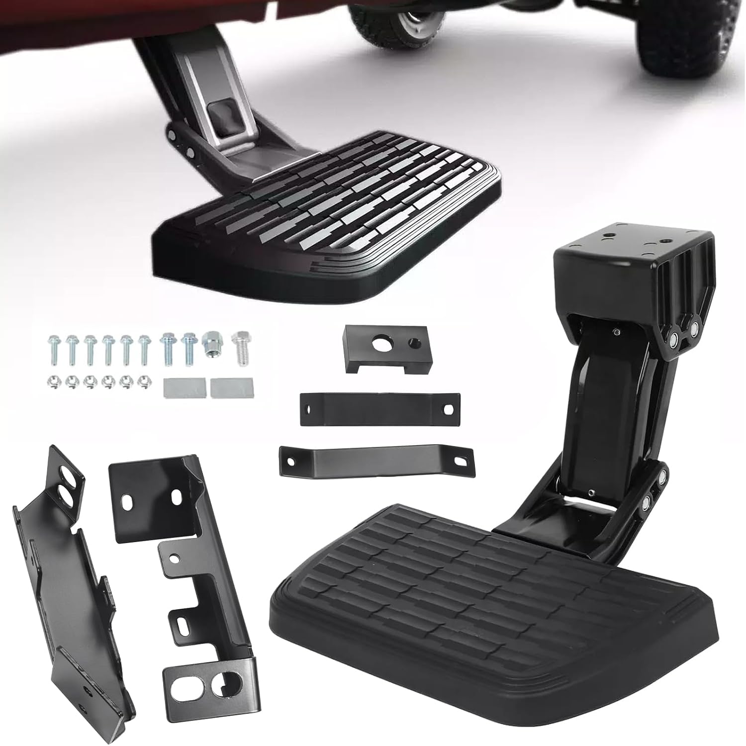 Blearen Truck Bed Side Step fits for 2017-2022 Ford F250 F350 Retractable Side Step Replacement AMP Research 75413-01A BedStep