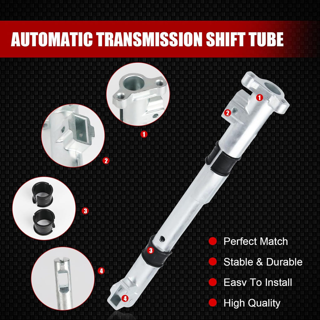 Blearen Automatic Transmission Steering Column Shift Tube with Plunger & Bushing Assembly 905-102 Compatible with Ford E150 E250 E350 F150 F250 F350 F450 F550 Excursion Expedition Explorer Ranger 1995-2011