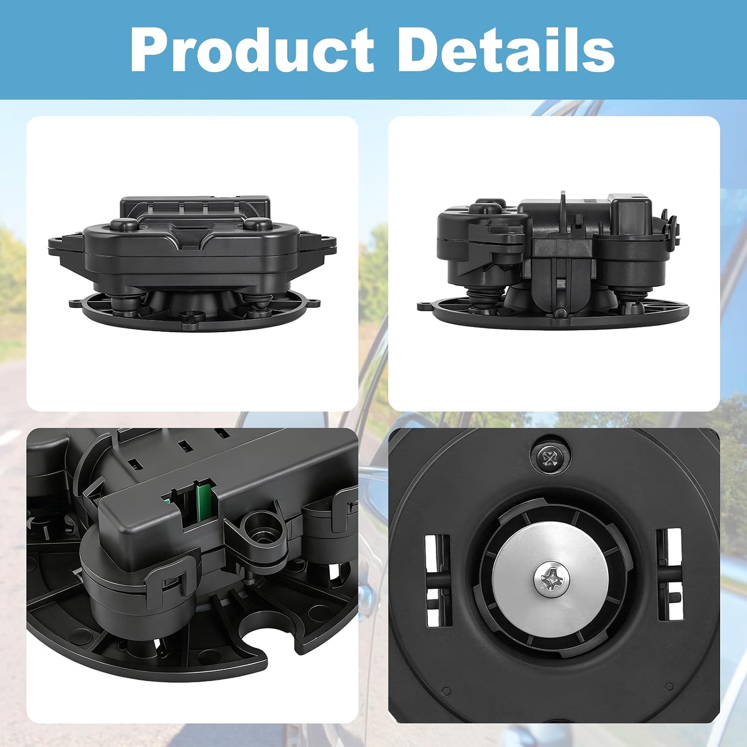 Blearen 924-415 Power Mirror Adjustment Motor Compatible with Ford, Acura, Honda | Fits for Lincoln, Mercury Selected Vehicles, Replaces 6U5Z17D696D, 76210STXH02, 76210STXH03 Power Mirror Adjustment Motor