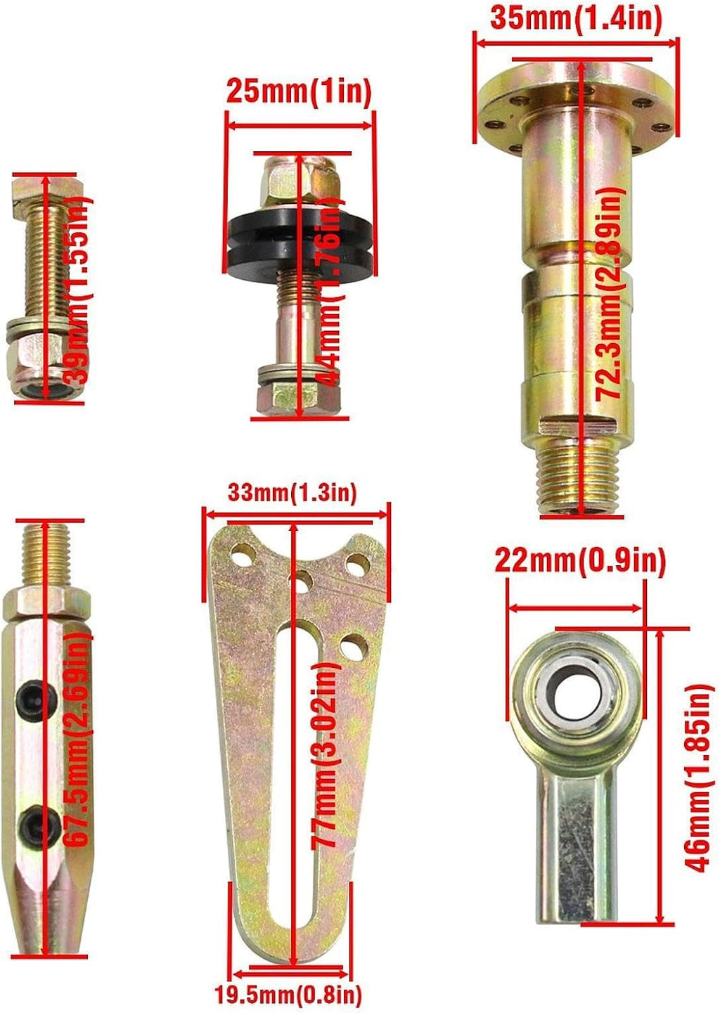 Blearen Transmission Column Shift Linkage Kit Directly Replace Aca-1807 Accessory