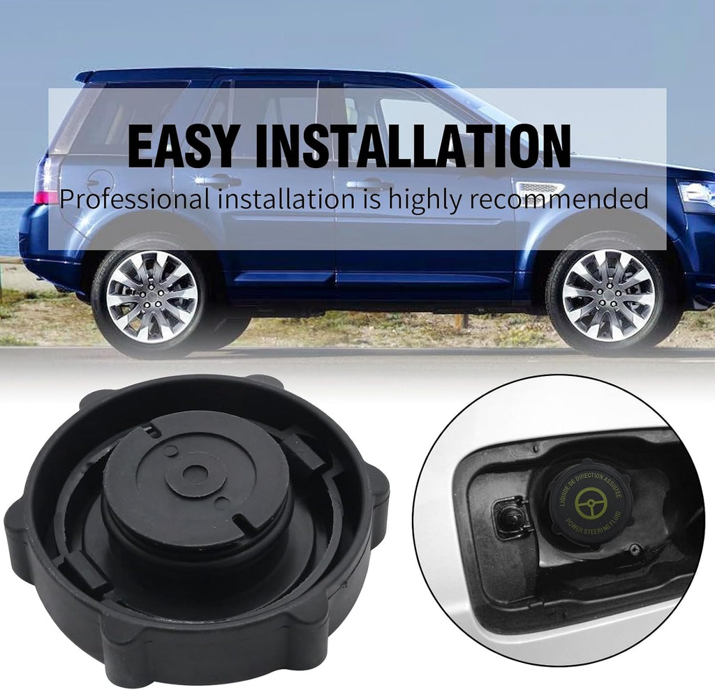 Blearen Leak-Proof Power Steering Reservoir Cap, Replacement for Ford Focus Mondeo S-Max, Replacement for Land Rover Freelander 2, Replaces 97BG-3A006-BA