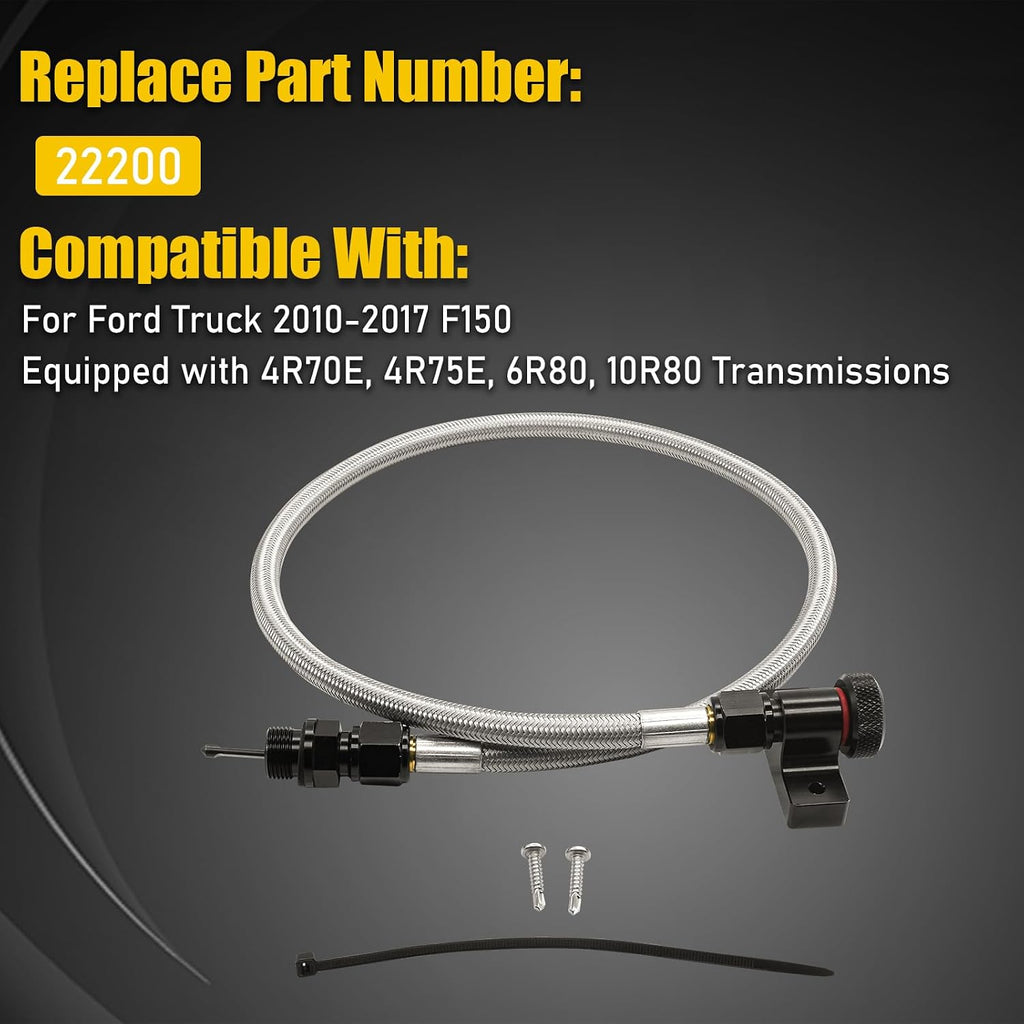 Blearen 6R80 Transmission Dipstick Dip Stick Kit for Ford F150 2010-2013 2014-2017 with 6R80 10R80 4R70E 4R75E Transmissions 22200
