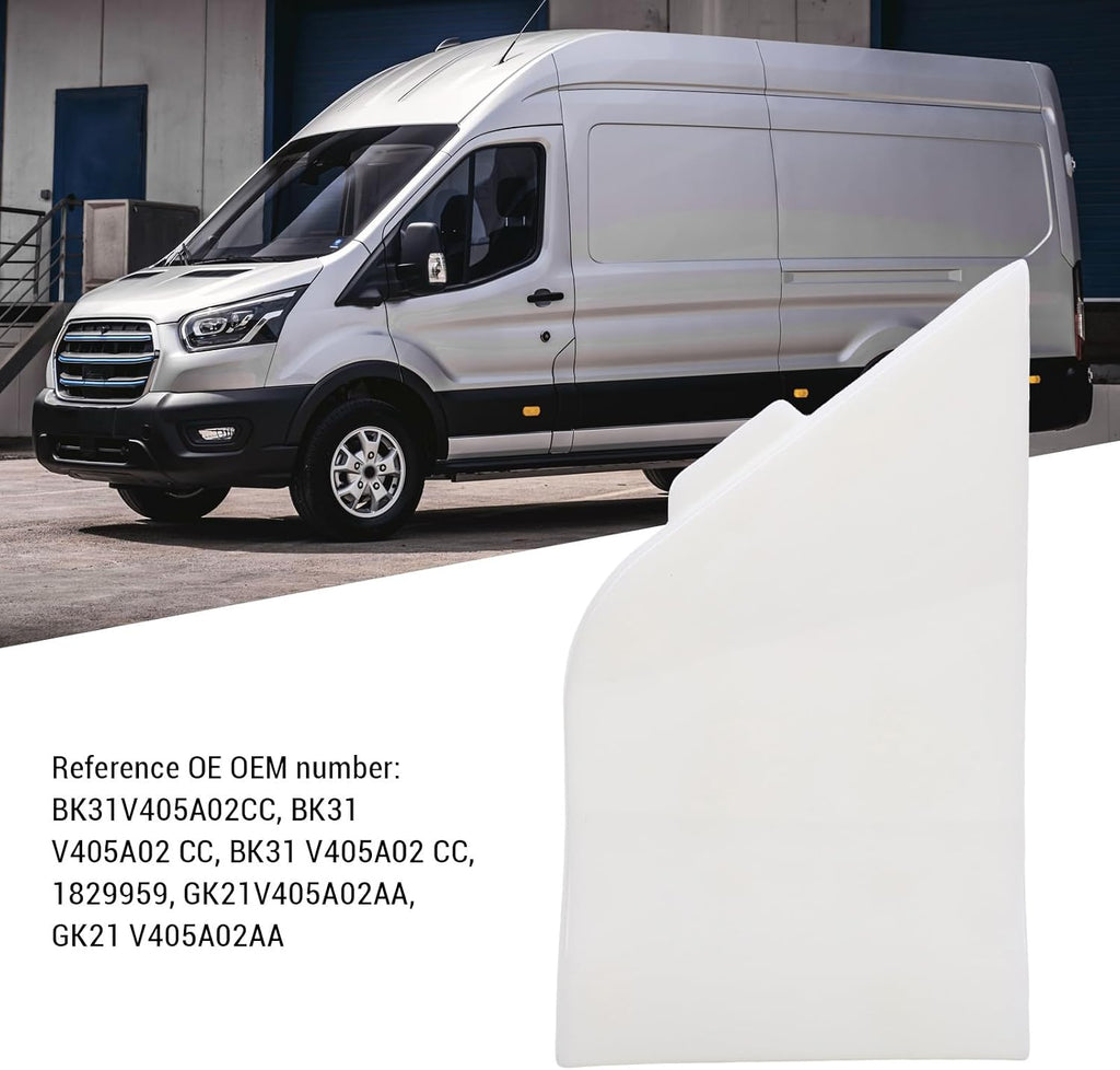 Blearen Fuel Tank Housing Flap Door Cover ABS Fuel Tank Filler Flap Cover Replacement BK31V405A02CC 1829959 for Transit MK8 2014 Onwards Easy Install (Not painted)
